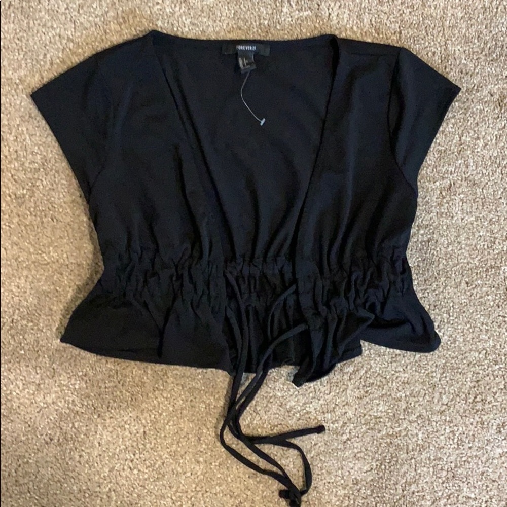 black sexy blouse